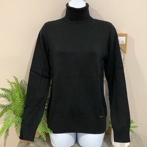 NAUTICA Black Turtleneck Sweater M